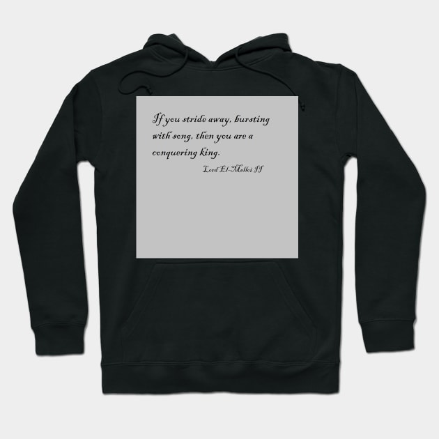 Lord El-Melloi II Quote Hoodie by ClockTowerDesigns